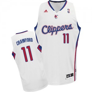 Maillot NBA Swingman Jamal Crawford #11 Los Angeles Clippers Home Blanc - Homme