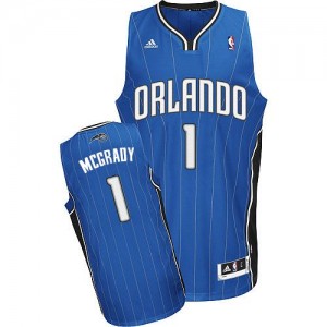 Maillot NBA Swingman Tracy Mcgrady #1 Orlando Magic Road Bleu royal - Homme