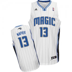 Maillot NBA Blanc Shabazz Napier #13 Orlando Magic Home Swingman Homme Adidas