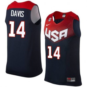 Maillot NBA Swingman Anthony Davis #14 Team USA 2014 Dream Team Bleu marin - Homme
