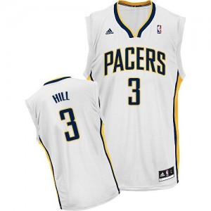 Maillot NBA Swingman George Hill #3 Indiana Pacers Home Blanc - Homme
