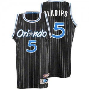 Maillot NBA Authentic Victor Oladipo #5 Orlando Magic Throwback Noir - Homme
