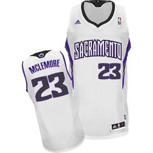 Sacramento Kings #23 Adidas Home Blanc Swingman Maillot d'équipe de NBA en ligne pas chers - Ben McLemore pour Homme