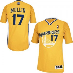 Maillot NBA Authentic Chris Mullin #17 Golden State Warriors Alternate Or - Homme