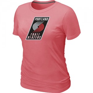 Portland Trail Blazers Big & Tall T-Shirts d'équipe de NBA - Rose pour Femme