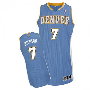 Denver Nuggets #7 Adidas Road Bleu clair Authentic Maillot d'équipe de NBA Prix d'usine - JJ Hickson pour Homme