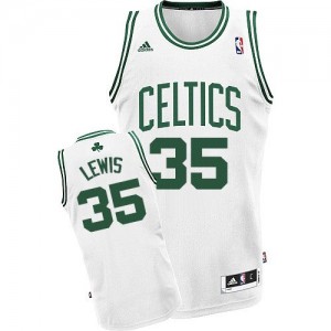 Maillot Swingman Boston Celtics NBA Home Blanc - #35 Reggie Lewis - Homme
