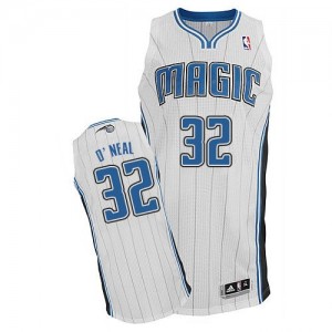 Orlando Magic #32 Adidas Home Blanc Authentic Maillot d'équipe de NBA Remise - Shaquille O'Neal pour Homme