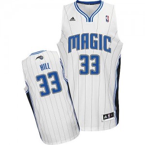 Maillot NBA Orlando Magic #33 Grant Hill Blanc Adidas Swingman Home - Homme