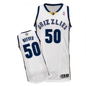 Maillot NBA Authentic Bryant Reeves #50 Memphis Grizzlies Home Blanc - Homme