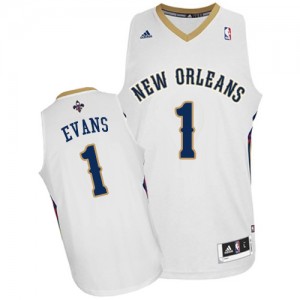 Maillot Swingman New Orleans Pelicans NBA Home Blanc - #1 Tyreke Evans - Homme