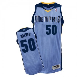 Maillot Authentic Memphis Grizzlies NBA Alternate Bleu clair - #50 Bryant Reeves - Homme