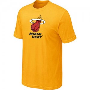 T-Shirts NBA Jaune Miami Heat Big & Tall Homme
