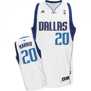 Dallas Mavericks Devin Harris #20 Home Swingman Maillot d'équipe de NBA - Blanc pour Homme