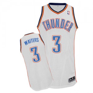 Maillot Authentic Oklahoma City Thunder NBA Home Blanc - #3 Dion Waiters - Homme