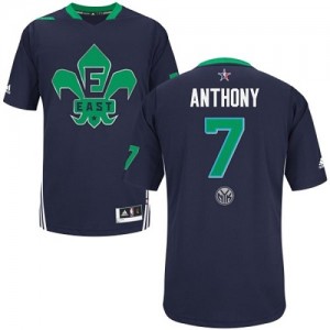 Maillot Authentic New York Knicks NBA 2014 All Star Bleu marin - #7 Carmelo Anthony - Homme