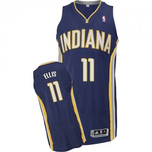 Maillot NBA Authentic Monta Ellis #11 Indiana Pacers Road Bleu marin - Homme