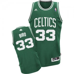 Boston Celtics #33 Adidas Road Vert (No Blanc) Swingman Maillot d'équipe de NBA à vendre - Larry Bird pour Homme