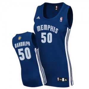 Memphis Grizzlies #50 Adidas Road Bleu marin Authentic Maillot d'équipe de NBA prix d'usine en ligne - Zach Randolph pour Femme