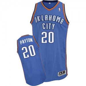 Maillot NBA Authentic Gary Payton #20 Oklahoma City Thunder Road Bleu royal - Homme