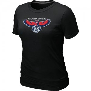 Atlanta Hawks Big & Tall T-Shirts d'équipe de NBA - Noir pour Femme