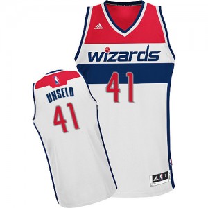 Washington Wizards #41 Adidas Home Blanc Swingman Maillot d'équipe de NBA pas cher en ligne - Wes Unseld pour Homme