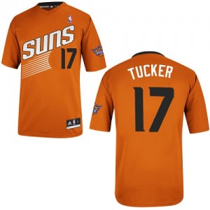 Phoenix Suns PJ Tucker #17 Alternate Authentic Maillot d'équipe de NBA - Orange pour Homme