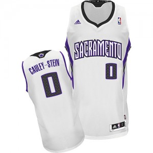 Maillot NBA Sacramento Kings #0 Willie Cauley-Stein Blanc Adidas Swingman Home - Homme