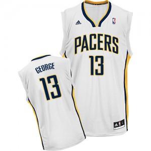 Maillot Adidas Blanc Home Swingman Indiana Pacers - Paul George #13 - Homme