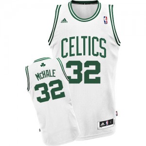 Maillot Adidas Vert (No Blanc) Road Swingman Boston Celtics - Kevin Mchale #32 - Homme