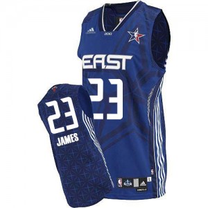 Maillot Adidas Bleu 2010 All Star Authentic Cleveland Cavaliers - LeBron James #23 - Homme