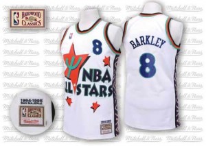 Maillot Swingman Phoenix Suns NBA Throwback 1995 All Star Blanc - #8 Charles Barkley - Homme