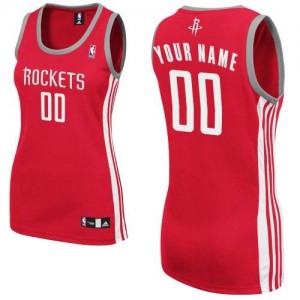 Houston Rockets Personnalisé Adidas Road Rouge Maillot d'équipe de NBA pas cher en ligne - Authentic pour Femme