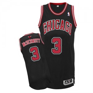 Chicago Bulls Doug McDermott #3 Alternate Swingman Maillot d'équipe de NBA - Noir pour Homme