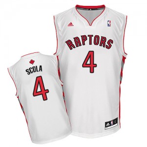 Maillot Swingman Toronto Raptors NBA Home Blanc - #4 Luis Scola - Homme
