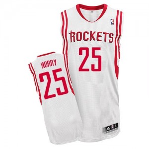 Maillot Authentic Houston Rockets NBA Home Blanc - #25 Robert Horry - Homme