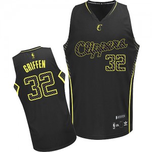 Maillot NBA Authentic Blake Griffin #32 Los Angeles Clippers Electricity Fashion Noir - Homme