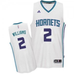 Maillot Authentic Charlotte Hornets NBA Home Blanc - #2 Marvin Williams - Homme