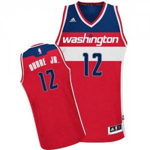 Maillot NBA Washington Wizards #12 Kelly Oubre Jr. Rouge Adidas Swingman Road - Homme