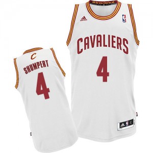 Cleveland Cavaliers Iman Shumpert #4 Home Swingman Maillot d'équipe de NBA - Blanc pour Homme