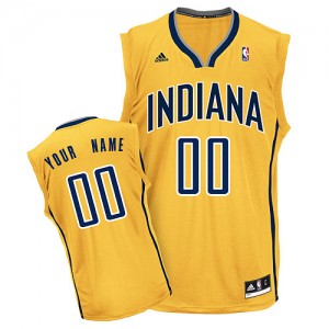 Maillot Indiana Pacers NBA Alternate Or - Personnalisé Swingman - Homme