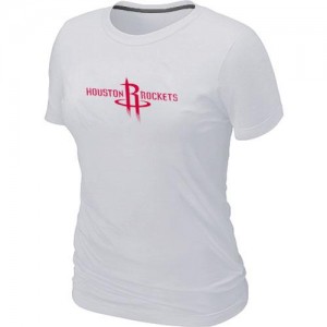 Houston Rockets Big & Tall T-Shirts d'équipe de NBA - Blanc pour Femme