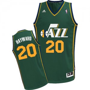 Maillot NBA Vert Gordon Hayward #20 Utah Jazz Alternate Swingman Homme Adidas