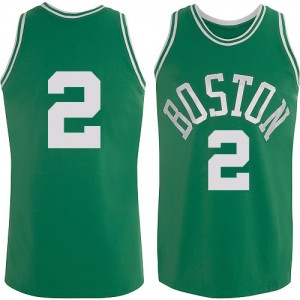 Boston Celtics Red Auerbach #2 Throwback Swingman Maillot d'équipe de NBA - Vert pour Homme
