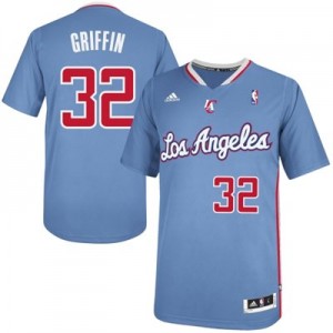 Maillot NBA Bleu royal Blake Griffin #32 Los Angeles Clippers Pride Swingman Homme Adidas