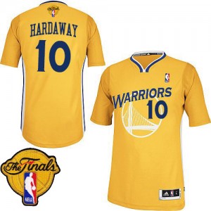 Maillot Adidas Or Alternate 2015 The Finals Patch Authentic Golden State Warriors - Tim Hardaway #10 - Homme