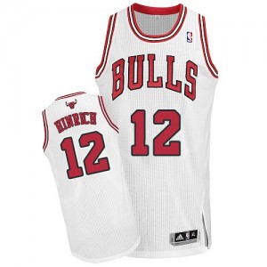 Maillot NBA Authentic Kirk Hinrich #12 Chicago Bulls Home Blanc - Homme