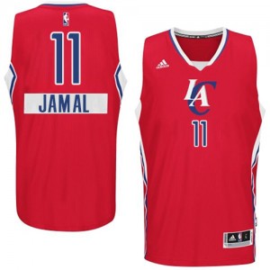 Maillot NBA Rouge Jamal Crawford #11 Los Angeles Clippers 2014-15 Christmas Day Authentic Homme Adidas