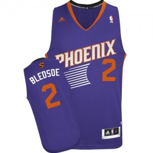 Phoenix Suns #2 Adidas Road Violet Swingman Maillot d'équipe de NBA pas cher - Eric Bledsoe pour Homme