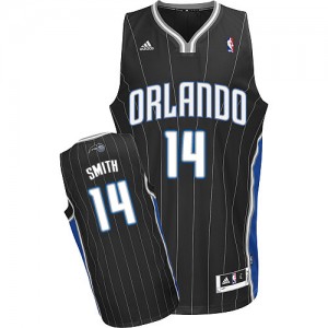 Maillot NBA Noir Jason Smith #14 Orlando Magic Alternate Swingman Homme Adidas